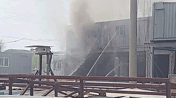 오산 접착제 공장서 화학물질 누출 의...